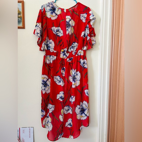 ❌SOLD❌ 595- Liberty Love Sheer Floral Kimono Swim Cover up - Picture 5 of 5